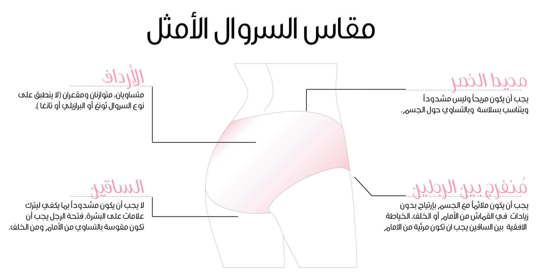 جدول مقاسات الستيانات